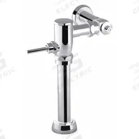 KOHLER Manual Flush Valve: PRIMME, Exposed, Top, 1.28 gpf Gallons per Flush, 12 in Rough-In, Piston (MPN K-76321-CP). Key specifications — Spud Location: Top.