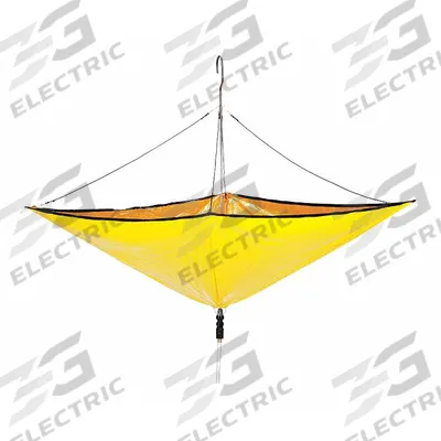 PIG Leak Diverter Tarp Kit: 48 1/2 in Lg, 48 1/2 in Wd, Hooks Leak Diverter Mounting - Under the Ceiling Leak Diverters