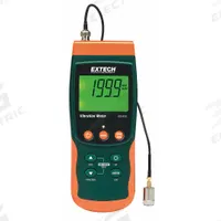 EXTECH Vibration Meter: Vibration, 10 Hz to 1 kHz, 7.87 in/sec Max Velocity Measured, LCD (MPN SDL800-NIST). Key specifications — Brand: EXTECH; Accuracy: +/-5% + 2 Digits; Includes: SD Card; Digital Display Screen Type: LCD; Frequency Ranges: 10 Hz to 1 kHz; Certificate of Calibration: Not Included.