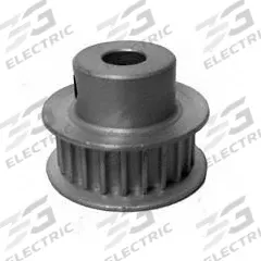 DAYTON Timing Pulley: Curvilinear, Fixed, For 6 mm Belt Wd, 30 Teeth, 3 mm Pitch, Aluminum (MPN 30-3M06M6FA6). Key specifications — Brand: DAYTON; Finish: Clear Anodized; For Belt Series: Powerhouse®.