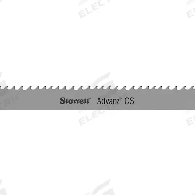 STARRETT Band Saw Blade: Carbide, Advanz(TM) CS, Hardened Chrome Shafts, 11 ft 6 in - Stainless Steel & Hard Alloy Cutting Blades