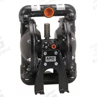 ARO Double Diaphragm Pump: Aluminum Body, 1 1/2 in, NPT Connection, 90 gpm, 275 ft Max. Head (MPN 666150-362-C). Key specifications — Brand: ARO; Seat Material: PP; Check Valve Material: Acetal.