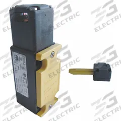 EATON Safety Interlock Switch: LS-Titan Series, 1NO/1NC (MPN LS4-S11-1-I-ZB). Key specifications — Brand: EATON; Manufacturer Part Number: LS4-S11-1-I-ZB; Actuating Key Type: Flat; Key Hole Location: Right; Series: LS-Titan; Terminal Connection Type: Screw Terminals.