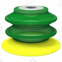 PIAB Vacuum Pad Assembly: G3/8 in, 113.79 mm Pad Dia, Polyurethane, Green, 84.07 mm Pad Ht, 60A (MPN BX110P.5E.G40W.F). Key specifications — attr1019194: BX110P.5E.G40W.F; attr1019196: PIAB; attr1019197: 60A.