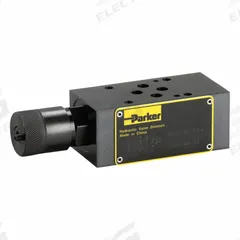PARKER Flow Control Valve: 14 gpm Flow Rate - Max, 5,075 psi Max Pressure, D03 NFPA Size, FM2AAKN. Key specifications — attr1018345: D03; attr1018324: PARKER; attr1018320: FM2AAKN.