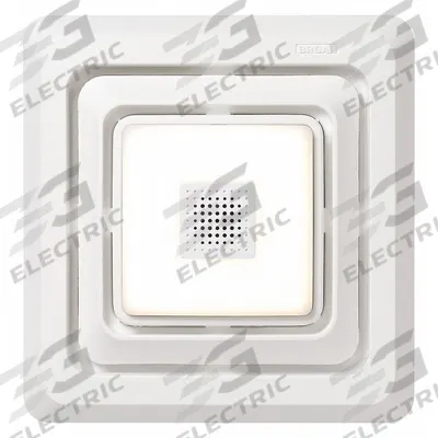 BROAN Speaker Fan/Light Grille: White, (2) Sets of Grille Springs - Upgrade Kits for Bathroom Exhaust Fans