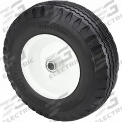 APPROVED VENDOR Flat-Free Wheel: 12 in Wheel Dia., 3 in Wheel Wd, Polyurethane, 325 lb Load Capacity (MPN 53CM59). Key specifications — Brand: APPROVED VENDOR; Tire Sidewall Number: 4.10/3.50-6.