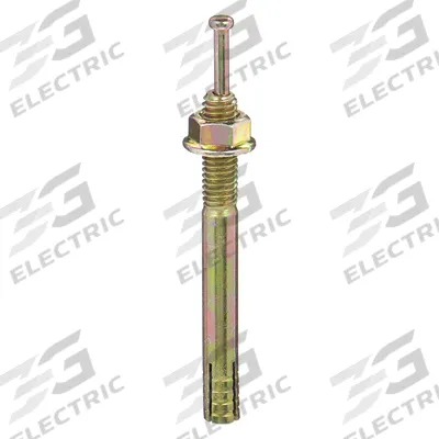 APPROVED VENDOR Hammer Drive Pin Anchor: 1/2 in Dia, 2 3/4 in Overall Lg, Flat, Steel, Steel - Heavy Duty Nail-Drive Anchors