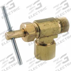 APPROVED VENDOR Needle Valve: Angle Valve Body, Brass, 3/8 in Pipe Size, Compression x MNPT, Male (MPN 709103-0604). Key specifications — For Media: Water; Standards: NSF 61 Annex G; Brand: APPROVED VENDOR; Connection Gender - Side 2: Male; Connection Type - Side 1: Compression; Connection Type - Side 2: NPT; Connection Type: Compression x MNPT.