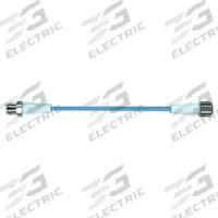 Cordset: M12 Male Straight X M12 Female Straight, 5 Pins, Pastel Blue, TPE-S, 5 m Cable Lg (MPN 7024-40041-3390500). Key specifications — Cable Jacket Color: Pastel Blue; End 1 Gender: Male; End 1 Mounting Orientation: Straight; End 2 Gender: Female; End 2 Mounting Orientation: Straight; End 2 Connection Type: M12; IP Rating: IP68; Brand: MURRELEKTRONIK.