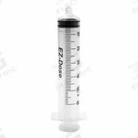 EZ DOSE Chromatography Syringe: 50 mL Capacity - mL, Luer Lock, Polypropylene, Polypropylene, Plastc (MPN MEZ50LL). Key specifications — Attachment Type: Luer Lock; Plunger Material: Plastc; Sterile/Non-Sterile: Sterile; Tip Material: Polypropylene; Barrel Material: Polypropylene; Brand: EZ DOSE; Compatible Needles: Luer Lock; Includes Needles: No.