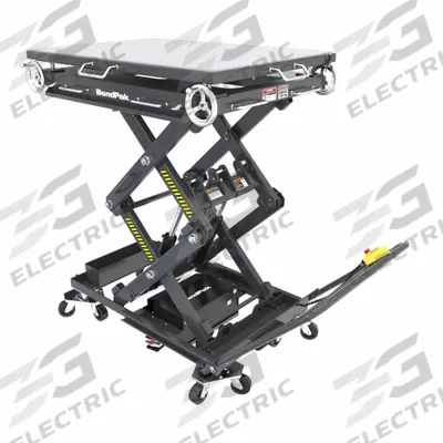 BENDPAK Vehicle Lift: Electric, 3,000 lb Load Capacity, Steel, Pendant Control - Powertrain Scissor Lifts