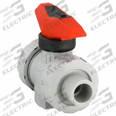 GF PIPING SYSTEMS Manual Two-Way Ball Valve: 3/8 in, CPVC, Straight, 16 bar Max. Pressure (CWP), Tee (MPN 163546341). Key specifications — Brand: GF PIPING SYSTEMS; Handle: Tee.