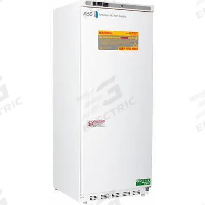 AMERICAN BIOTECH SUPPLY Freezer: Upright, 20 cu ft, -25°C to -15°C, Manual Defrost Method - Explosion-Proof Freezers