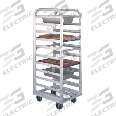 NEW AGE INDUSTRIAL Wide-Angle Pan Rack: 20 Slots, 5 in Betw Shelves, 21 1/2 in Wd, 64 in Ht - Wide-Angle Pan Racks