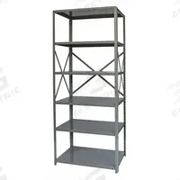 HALLOWELL Metal Shelving: Standalone, Medium-Duty, 36 in x 12 in, 84 in Overall Ht, 6 Shelves (MPN F5511-12HG). Key specifications — Frame Material: Steel; Shelving Material: Steel; Assembled: Unassembled; Color: Gray; Brand: HALLOWELL.