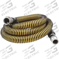 Water Suction Hose: 1 1/2 in Hose Inside Dia., 26 psi, Black/Yellow, 20 ft Hose Lg (MPN 45DV20). Key specifications — Temp. Range: -40° to 140°F; Hose Color: Yellow; Brand: APPROVED VENDOR.