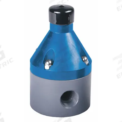 HAYWARD Pressure Reducing Control Valve: CPVC, PTFE, NPT x NPT - Corrosive & Ultra-Pure Liquids Pressure Regulators