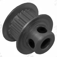 APPROVED VENDOR Timing Pulley: Trapezoidal, Fixed, For MXL Timing Belt Section, For 1/4 in Belt Wd (MPN 21MP025-6FA2). Key specifications — attr1328229: APPROVED VENDOR; attr1328272: Trapezoidal; attr1328235: Anodized.