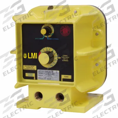 LMI PUMPS Chemical Metering Pump: Solenoid, 115V AC, PP Head, PTFE Diaphragm - Compact Solenoid-Driven Diaphragm Metering Pumps