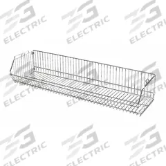 APPROVED VENDOR Stacking Basket: 36 in x 20 in x 9 in, Steel, Chrome, Silver (MPN 45VX72). Key specifications — attr37510: Chrome; attr5274: Steel; attr37511: Silver; attr37505: APPROVED VENDOR.
