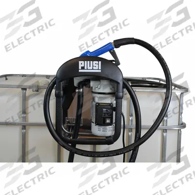 PIUSI Electric Drum Pump: 12 V DC, 2/3 hp HP, 9 gpm Max. Flow Rate - Tote-Mount DEF Dispensing Pump Systems
