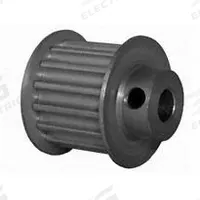 DAYTON Timing Pulley: Modified Curvilinear, Fixed, For GT Timing Belt Section, For 15 mm Belt Wd (MPN 15-5P15M6FA6). Key specifications — attr1328801: DAYTON; attr1328807: Clear Anodized; attr1328808: Powerhouse®.