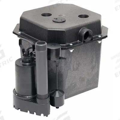 Dayton Sink Drain Pump System: 6 gal, 1/2 hp, 115V AC, 38 gpm Flow Rate @ 10' of Head - General Purpose Sink Drain Pump Systems