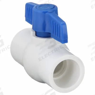 APPROVED VENDOR Manual Two-Way Ball Valve: 3/4 in, PVC, Straight, Socket x Socket, One-Piece - PVC Ball Valves