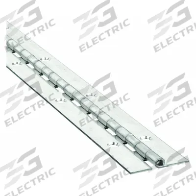 APPROVED VENDOR Piano Hinge: Stainless Steel, 48 in Leaf Ht - Full Surface-Mount Piano Hinges