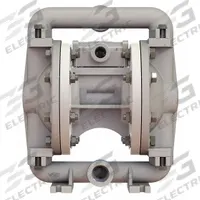 VERSAMATIC Double Diaphragm Pump: 316 Stainless Steel Body, 1/2 in, NPT Connection, 12 gpm (MPN E5SP6X669C). Key specifications — Brand: VERSAMATIC; Seat Material: Santoprene; Check Valve Material: Santoprene.