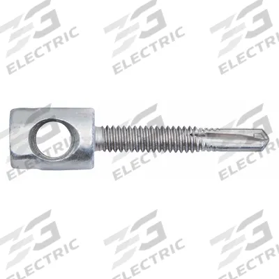DEWALT Horizontal Rod Hanger: 3/8 in Overall Dia, 1 3/4 in Overall Lg, 1/4 in Screw Size - Rod Hangers for Steel