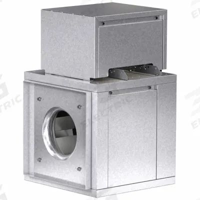 Dayton In-Line Duct Blower: 11 in Wheel, Belt Drive - Belt-Drive Blowers without Drive