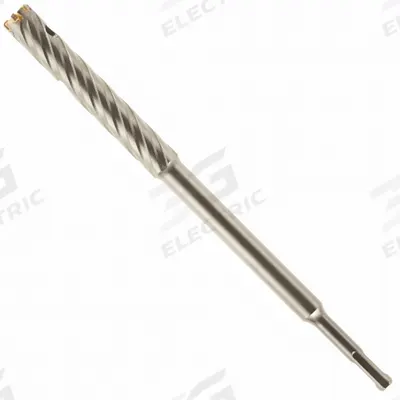 BOSCH Rebar Cutter Drill Bit: 3/4 in Drill Bit Size, 10 in Max Drilling Dp - SDS-Plus Rebar Cutting Drill Bits
