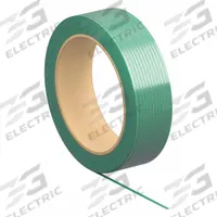 APPROVED VENDOR Plastic Strapping: 1/2 in Strapping Wd, 0.018 in Thick, 500 lb Break Strength, Green (MPN 33RZ20). Key specifications — Color: Green; Brand: APPROVED VENDOR; AAR Approved: No; Strapping Finish: Smooth Waxed.