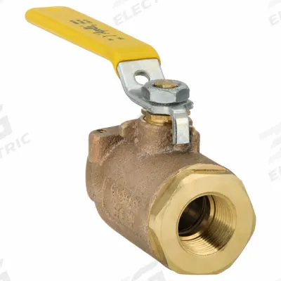 APOLLO Manual Two-Way Ball Valve: 3/4 in, Bronze, Straight, FNPT x FNPT - Bronze Ball Valves