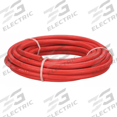 WESTWARD Battery Jumper Cable: 4 ga, 100 ft Cable Lg, Red - Cut to Length Jumper Cables