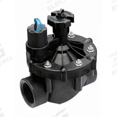 HYDRORAIN Commercial Valve: 200 psi Max Working Pressure, 1 1/2" FNPT, 7.5 in Ht - Sprinkler Valves