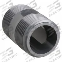 APPROVED VENDOR Pipe Nipple: PVC, 1 1/4 in Nominal Pipe Size, 1 5/8 in Overall Lg, Schedule 80, Gray (MPN 861-170). Key specifications — Brand: APPROVED VENDOR; Standards: ASTM D2467; Material Trade Name: Industrial; Material: PVC.