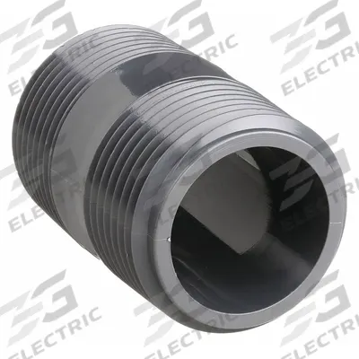APPROVED VENDOR Pipe Nipple: PVC, 1 1/4 in Nominal Pipe Size, 1 5/8 in Overall Lg, Schedule 80 - Schedule 80 Fully Threaded Pipe Nipples