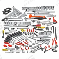 PROTO Master Tool Set: 164 Total Pcs, SAE, 1/4 in/3/8 in/1/2 in/3/4 in Socket Drive Size (MPN J99700). Key specifications — attr538253: PROTO; attr548973: (2) Groove Pliers; attr548974: (6) Phillips Screwdrivers; attr548975: (63) Sockets; attr548983: (16) Combination Wrenches.
