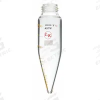 LK INDUSTRIES Centrifuge Tube: 100 mL, Centrifuge Tube, 18 mm Body Dia, 152.4 mm Overall Ht, Rubber (MPN S10DWTHDFV15). Key specifications — Graduated: Yes; Includes Closure: Yes; Body Color: Colorless; Brand: LK INDUSTRIES; Bottom Shape: Conical.