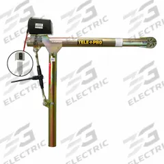 TELE-PRO Davit Crane: Steel, Electric, 1,200 lb Max. Load Capacity, 3.6 ft to 7 ft, 23 in to 66 in (MPN OZTP1200DAV-DCW). Key specifications — Material: Steel; Brand: TELE-PRO; Body Material: Steel.