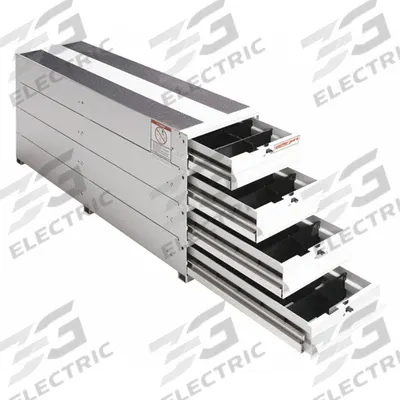 WEATHER GUARD Truck or Van Storage Drawer: Aluminum, 4 Shelves, 49 in Overall Dp - Van Storage Cabinets & Drawers