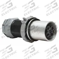 HUBBELL Pin and Sleeve Plug: Gray, 250V DC/600V AC, Single Phase, 100 A, 3 Pole, 4 Wire (MPN HBL5100PS1WR). Key specifications — Brand: HUBBELL.