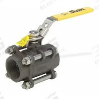 SHARPE Manual Two-Way Ball Valve: 3/4 in, Carbon Steel, Straight, FNPT x FNPT, Full Port Ball Port (MPN 4351002300). Key specifications — Brand: SHARPE; Seat Material: Polymer; Handle: Locking Lever.