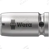 WERA TOOLS Ratchet Adapter: 1/4 in Drive Size, 1/4 in Drive Ratchets, 1 in Overall Lg, 5 Pieces (MPN 05042605001). Key specifications — attr1205628: 1/4 in Drive Ratchets; attr1205646: WERA TOOLS.