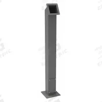 HOFFMAN Pedestal Column: Steel, 41 in Overall Ht, 4 in Overall Wd, 4 in Overall Dp (MPN A44PBCOL). Key specifications — Brand: HOFFMAN; Features: Mounted on Either Base, Through the Vertical Column or Directly to the Enclosure; Material: Steel.