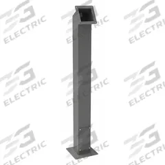 HOFFMAN Pedestal Column: Steel, 41 in Overall Ht, 4 in Overall Wd, 4 in Overall Dp (MPN A44PBCOL). Key specifications — Brand: HOFFMAN; Features: Mounted on Either Base, Through the Vertical Column or Directly to the Enclosure; Material: Steel.