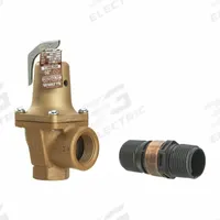 WATTS Relief Valve: FNPTF x FNPTF, 3/4 in x 1 in, Iron, 75 psi Max. Op Pressure, 5 5/8 in Overall Ht (MPN 3/4 740 050 FS). Key specifications — Brand: WATTS.